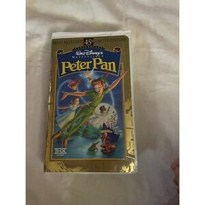 Peter‎ Pan (VHS, 1998, 45th Anniversary Limited Edition) Disney Clamshell